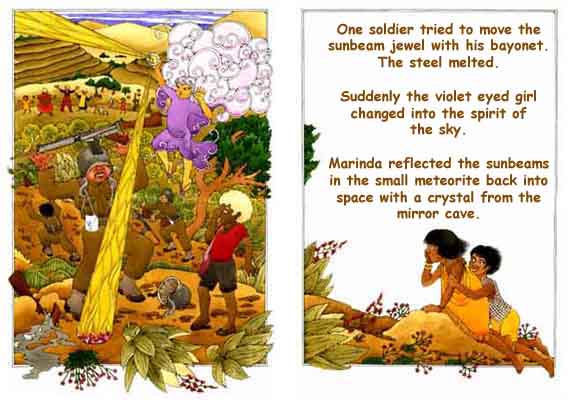 The soldiers run away