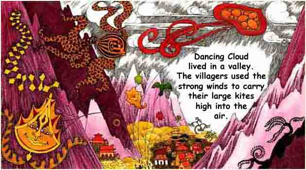 Dancing Cloud and the Dragon Kite
