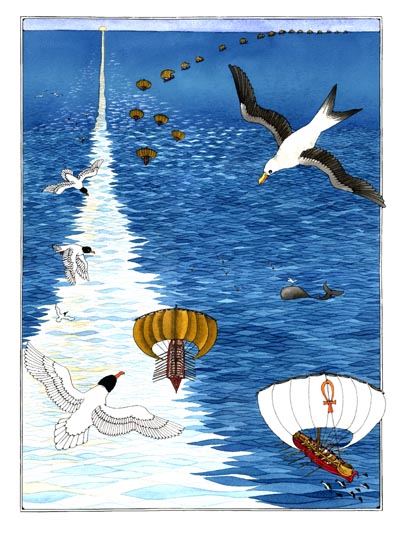 sea, gulls and pirates