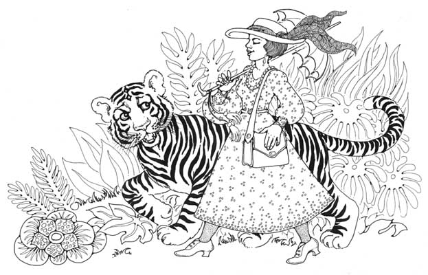 walking tiger