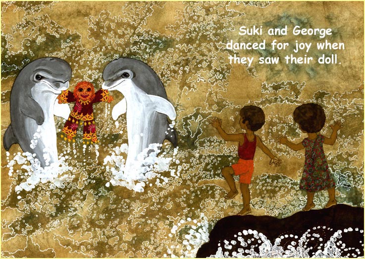 Mr Otto, wet, but safe