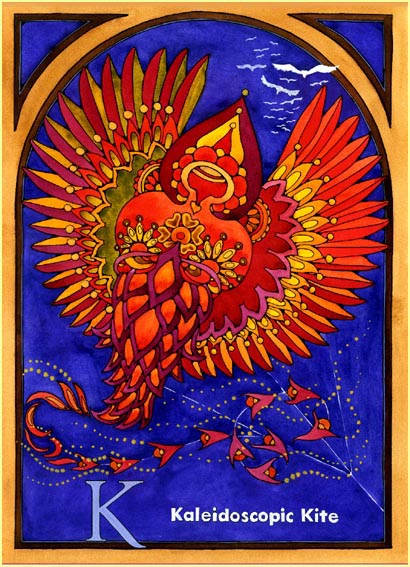 kaleidoscopic kite
