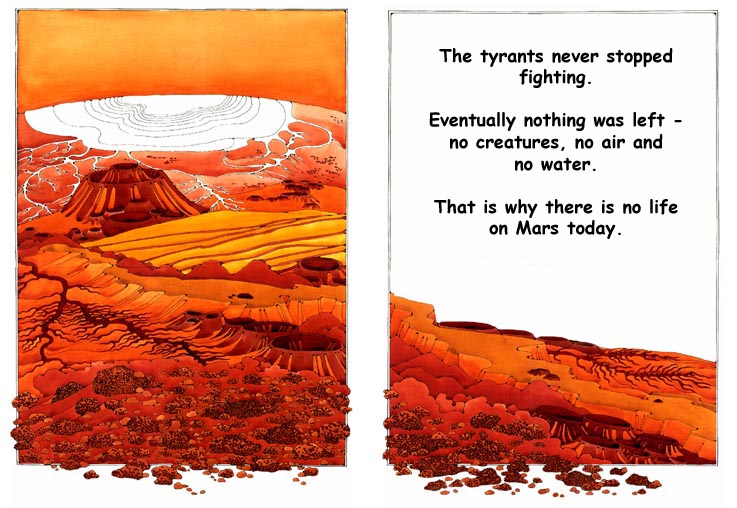 No life on Mars
